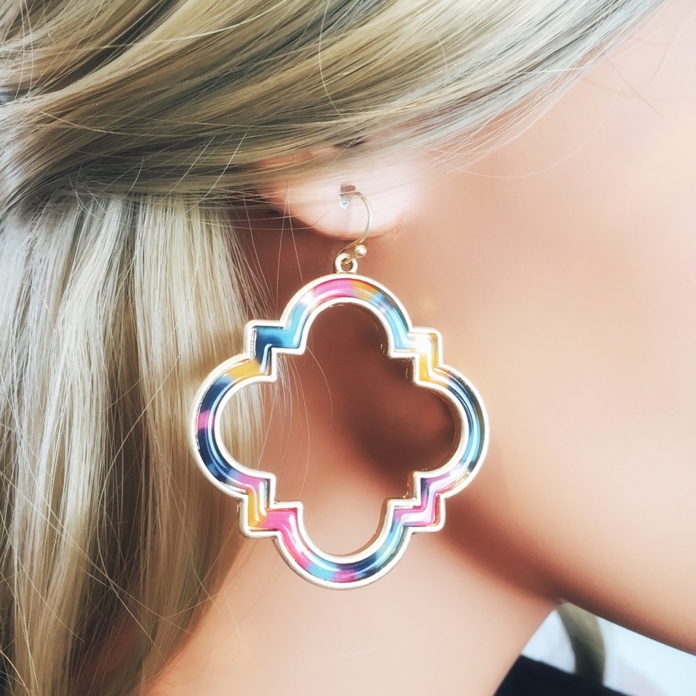 ♦️New! Modern Geometric Drop Earrings